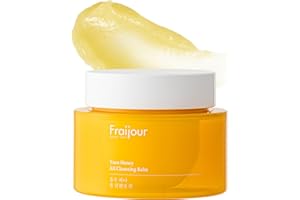 Fraijour Yuzu Honey All Cleansing Balm – Korean Makeup Remover with Sunflower, Avocado & Jojoba Oils, Melts Waterproof Makeup, Vitamin E for Radiance & Moisture, Non-Greasy Finish, 1.69 fl.oz.