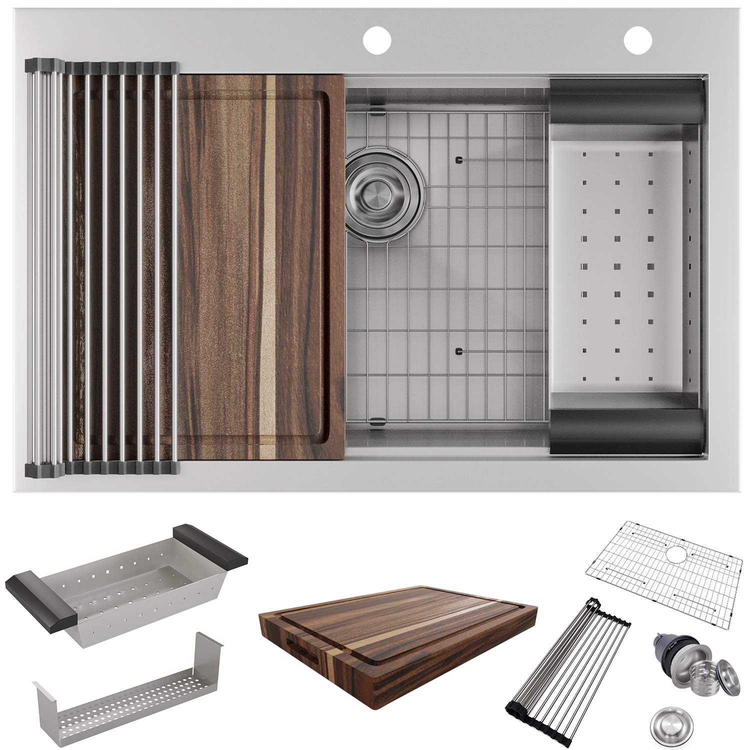 Best Kitchen Sinks Stainless,Dual Bowls, Stainless