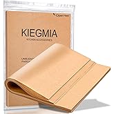 KIEGMIA 120 PCS Parchment Paper Sheets, 9 x 13IN Precut Parchment Paper, Heavy Duty Unbleached Baking Paper, Non-stick Parchm