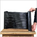 TPZ The Packaging Zone Multi Use Pallet Wrap 400mm x 250m Black 4 Rolls view 7