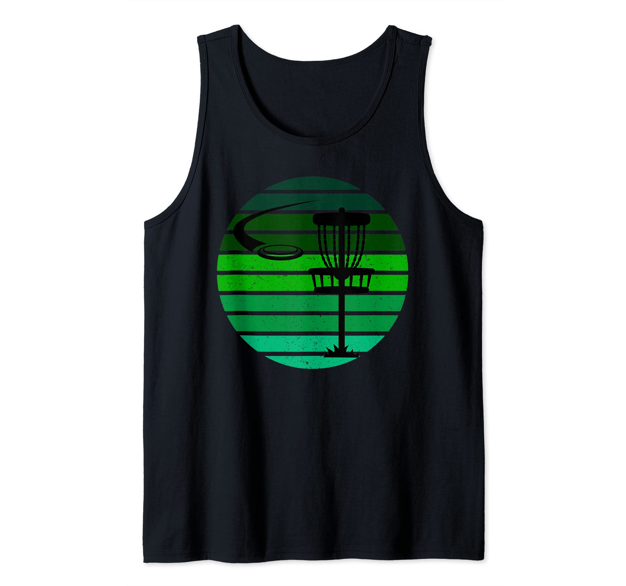 Disc Golf Frisbee Basket Towel Marker Game Tank Top