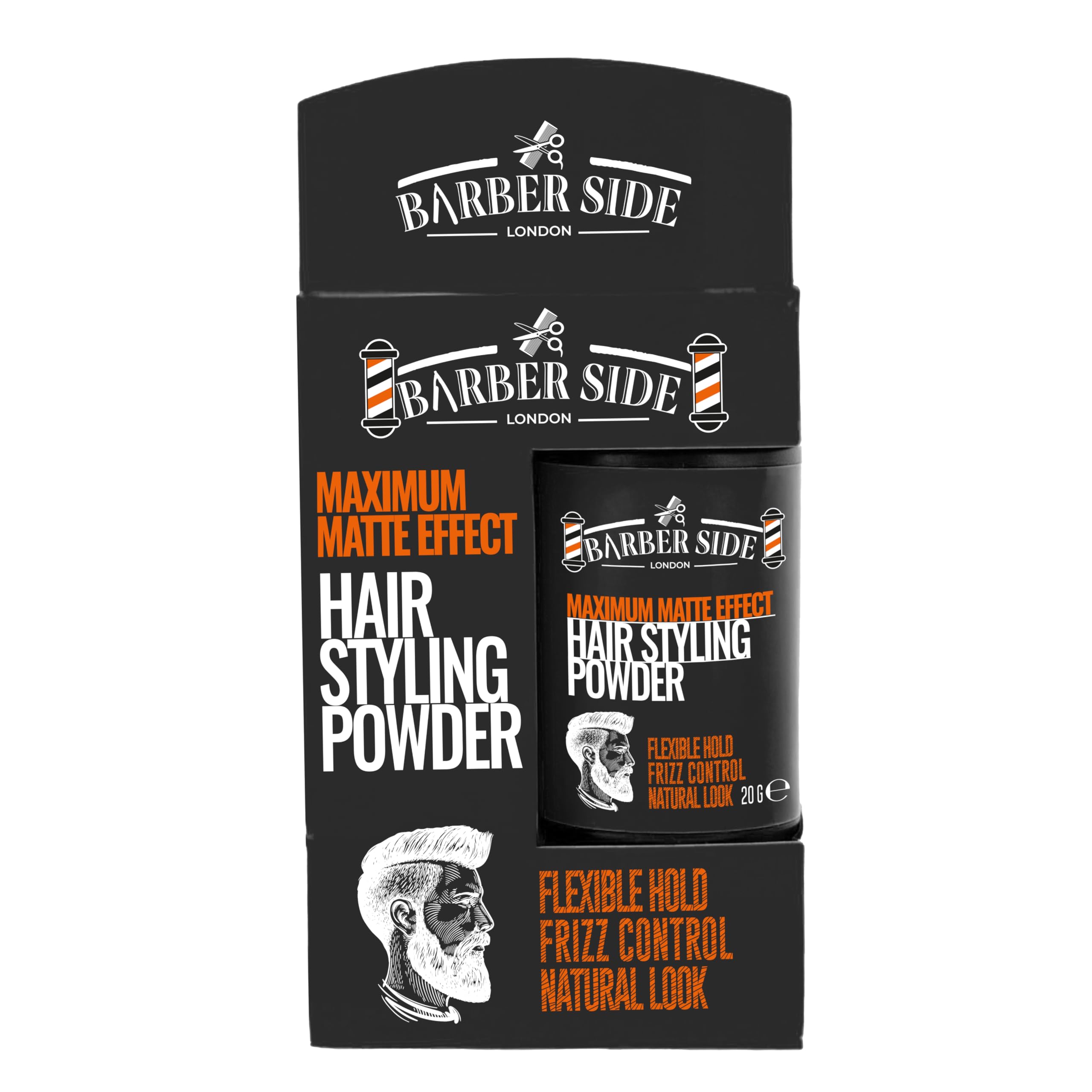 ican Barber Side London Volumizing Matte Effect Texturizing Hair Styling Powder 20g