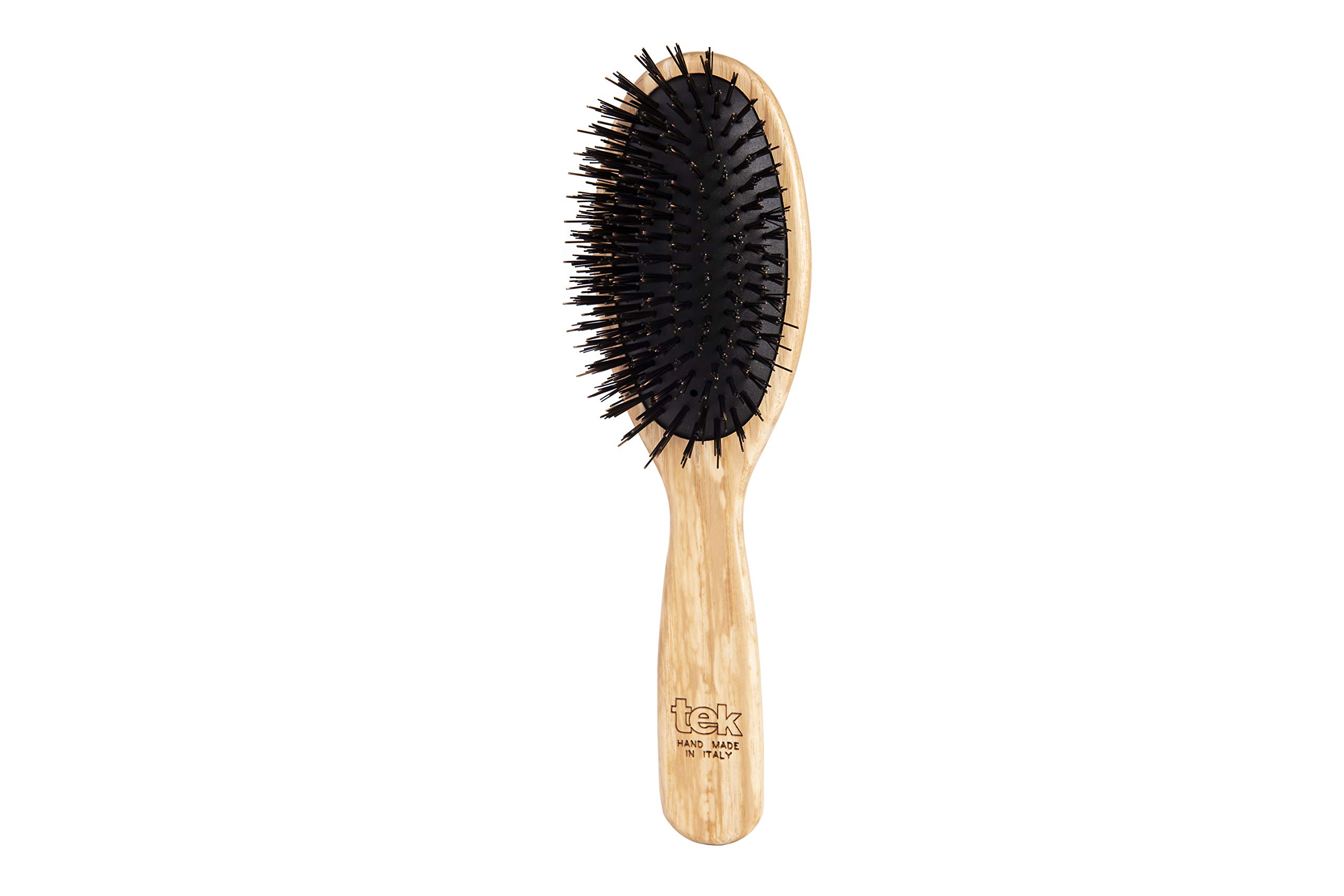 TEK - Large Oval Brush with Ecological Bristles and Nylon, 22 x 6 cm