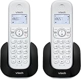 VTech CS1501 DECT Cordless Phone 2 Handsets Call Block White