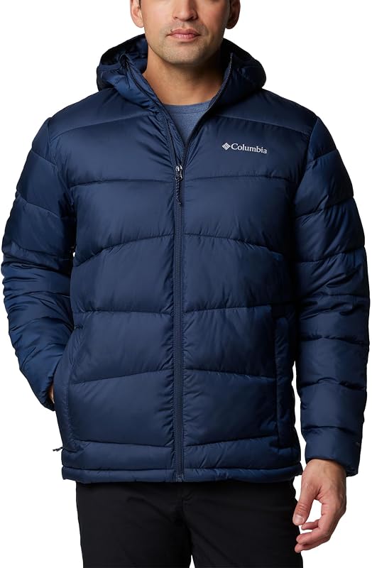 Fivemile Butte II Chaqueta con Capucha, Tecnología Reflectante, Tela Repelente al Agua, Aislamiento Reciclado, Bolsillos Seguros para las Manos, Ribete en Capucha - Hombre