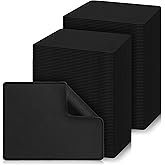 Xuhal 100 Pack Mouse Pad with Stitched Brims Black Mouse Pad 2mm Non Slip Waterproof Computers Mousepads Bulk with Rubber Base Gaming Mouse Pads for Desk Laptop Office Home 7.09 x 8.66 x 0.08 Inches