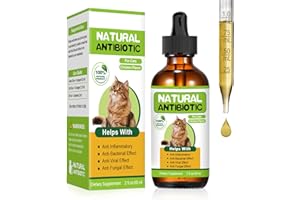RUAKPL Natural Antibiotics for Cats,Cat Antibiotic,Cats Multivitamin,Immune Support,Supports Allergy Itch Relief,Cat Supplements,Allergy Support