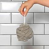 ELYSIUM SPA Mesh Exfoliating Bath & Shower Sponges 4 Pack Assorted Colours view 3