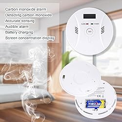 3-Pack Carbon Monoxide Detectors，Smoke