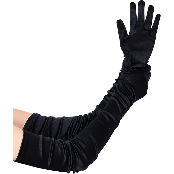 long black satin gloves fancy dress Amazon.com: Long Black Gloves Women Costume Long Black Satin Gloves Elbow Length Opera Glove Wedding 1920s Party Roaring 20s Accessories Dance Dress Halloween Cosplay Great Gatsby Fashion Outfits Fancy Formal : Clothing,