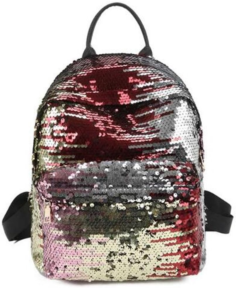 Girls Dazzling Sequins Backpack Women Fashion Casual Daypack Schoolbag Bookbag