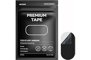 Premium Tape (60 Pack) – Multi-Purpose, Gentle Adhesive, Skin-Friendly, Flexible & Durable for Sports, Crafts, Repairing & Ev