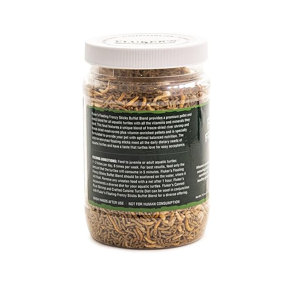 FLUKER’S AQUATIC TURTLE BUFFET BLEND FEEDING FRENZY STICKS, 6 OZ
