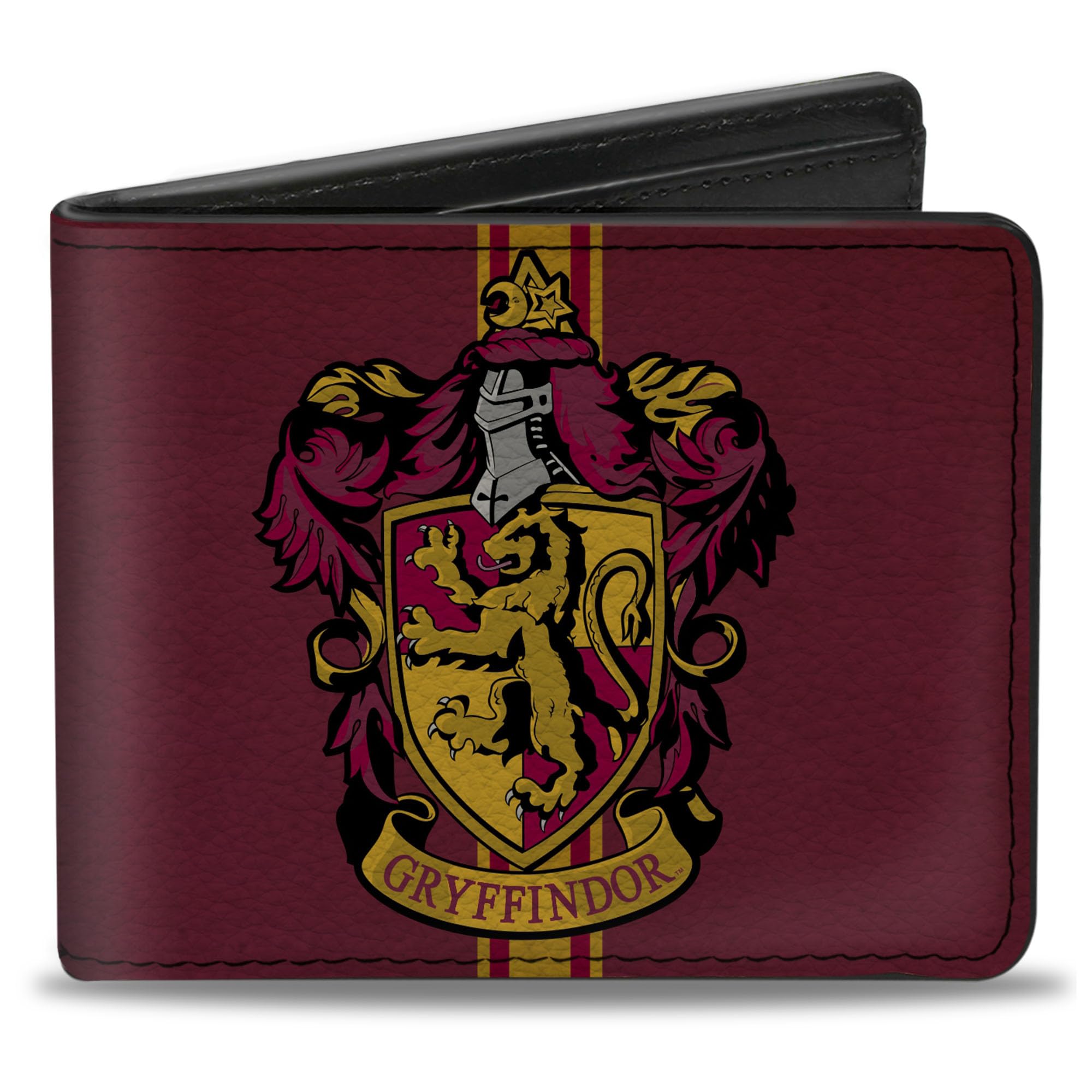 Buckle-Down Wallet Harry Potter Wizengamot Logo Browns, Multicolor, 4.0" x 3.5", Pu Bifold Wallet - Harry Potter Wizengamot Logo Browns
