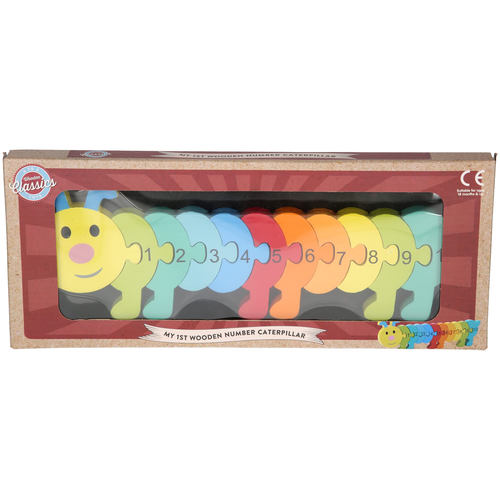 Padgett Bros WOODEN CATERPILLAR PUZZLE