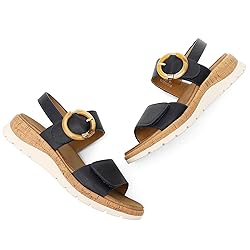 UBFEN Womens Flat Sandals Arch Support Open Toe