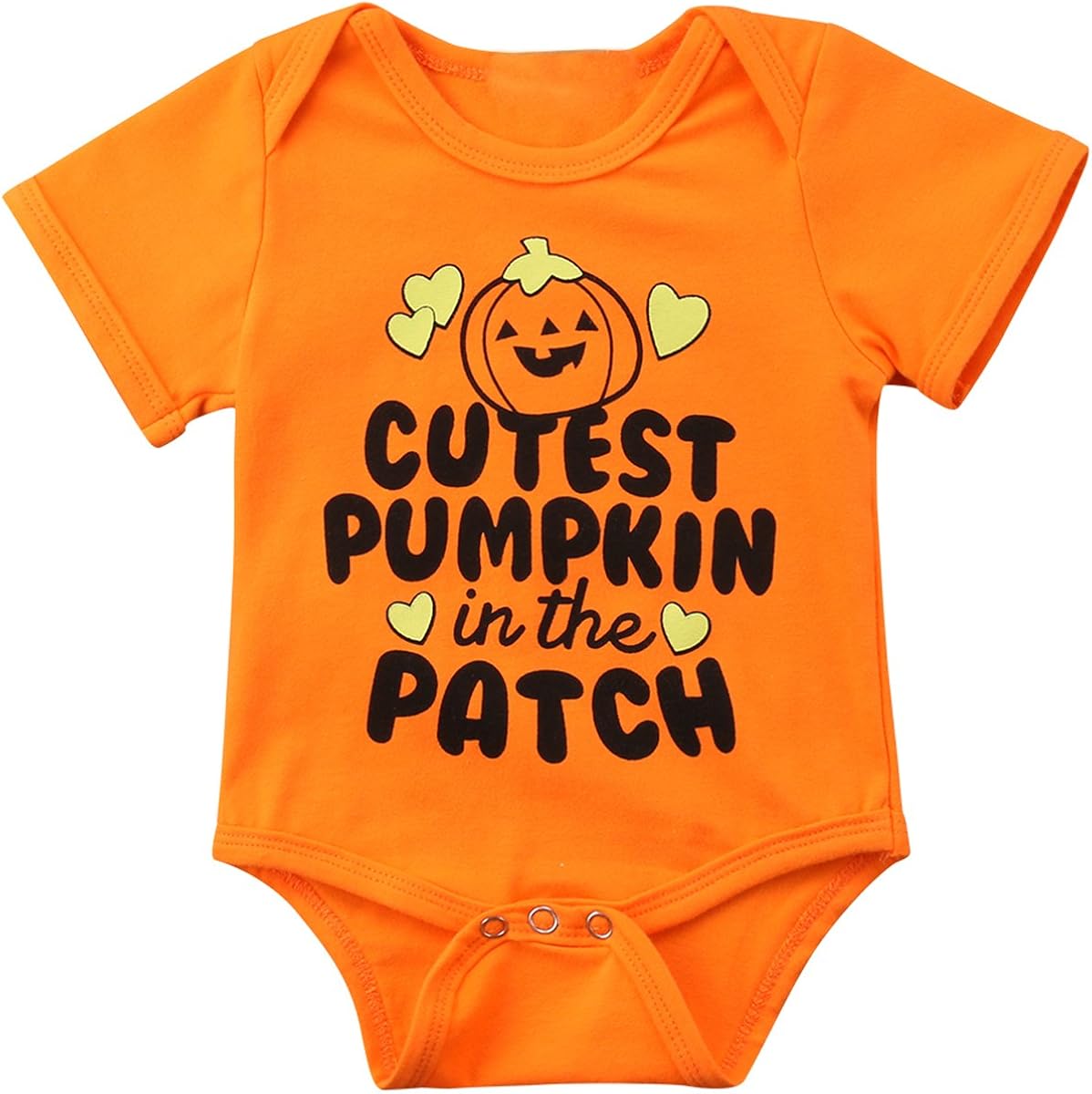 BriskyM Infant Baby Halloween Pumpkin Costume Cutest Pumpkin in The