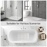 XIYUNTE Shower Mat Non Slip Anti Mould 68x40cm Cut to Size White view 8