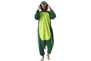 SAMGU Adult Onesie Animal Halloween Cosplay Costume One Piece Pajamas for Women and Men
