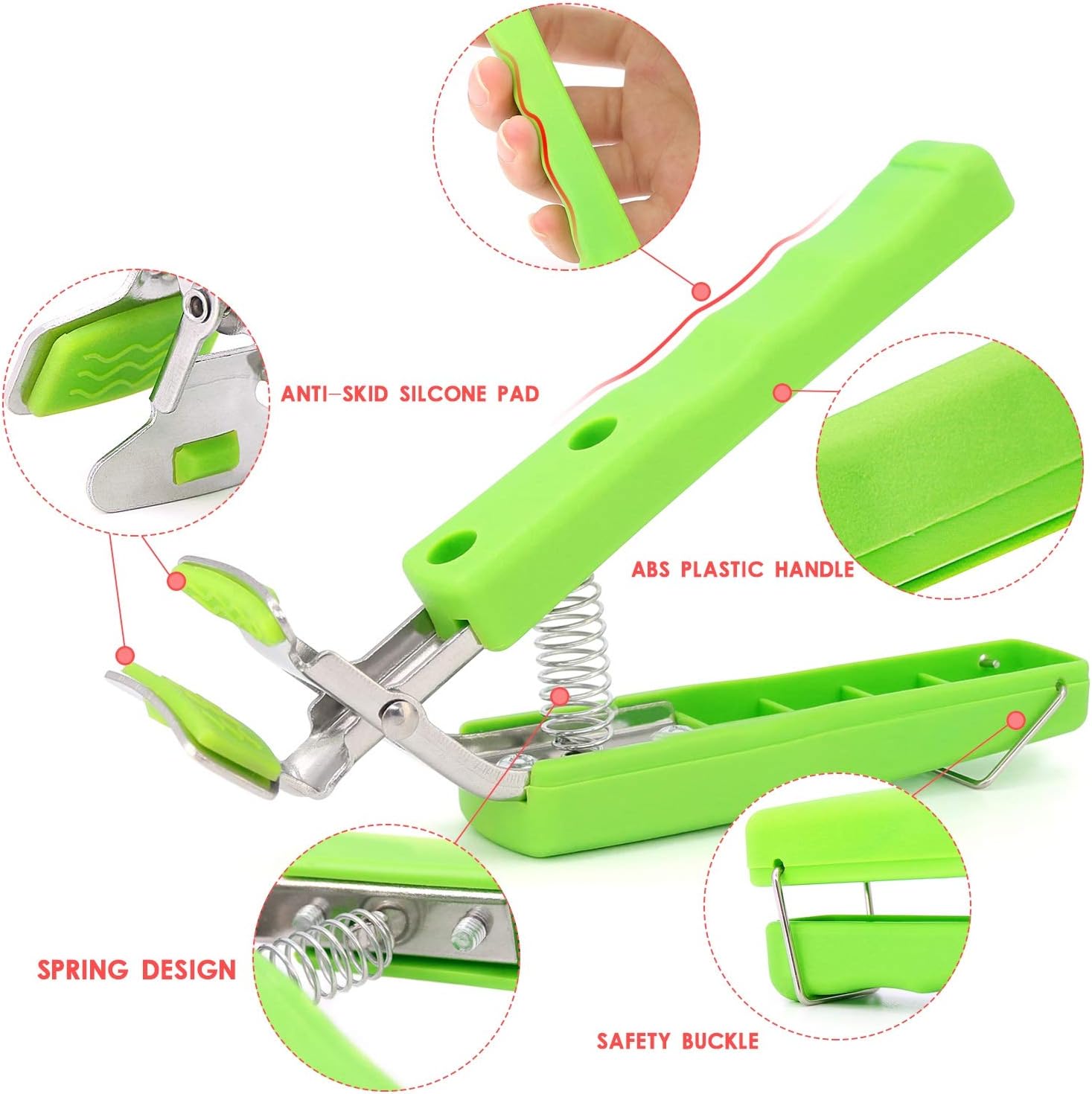 Set of Two Gripper Clips for Moving Hot Plate or Bowls with Food Out, from Instant Pot, Microwave, Oven, Air Fryer. Accessory for Lifting Insta Pot Inner Liner.: Home & Kitchen