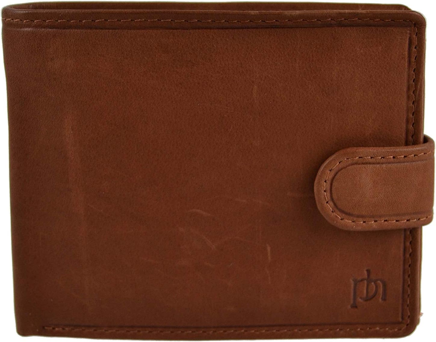 Genuine Soft Leather Mens Wallet # 5002 Brown