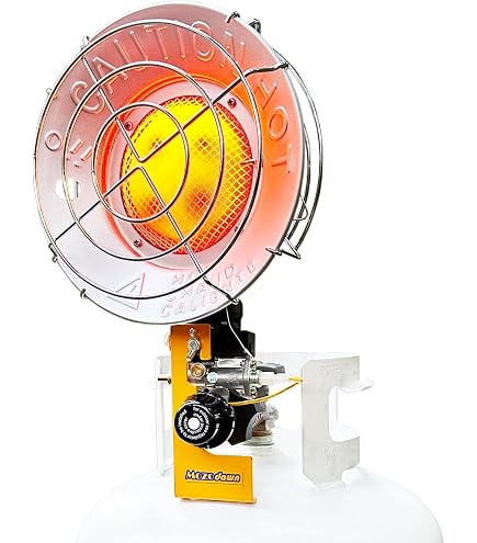 Dura Heat 15,000 BTU Radiant Single Tank Top Propane Heater TT-15CSA, 1