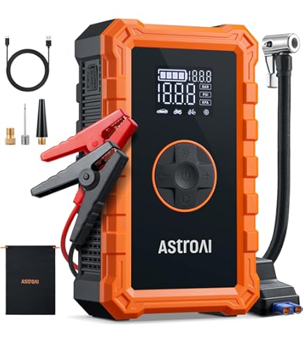 Amazon.com: AstroAI S8 Air Jump Starter with Air Compressor and