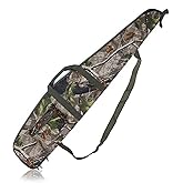 AUMTISC Soft Rifle Gun Case, 41/45/49 Inch Shotgun Carrying Bag for Scoped Rifles with Adjustable Shoulder Sling