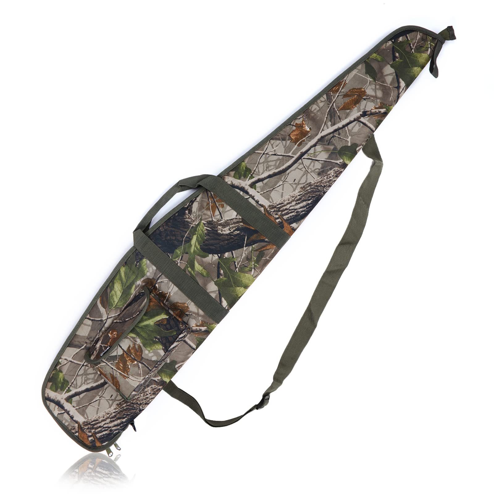 Photo 1 of AUMTISC Soft Rifle Gun Case, Shotgun Carrying Bag for Scoped Rifles with Adjustable Shoulder Strap and Pocket, Camo 48