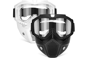 POKONBOY Detachable Masks, Tactical Mask with Goggles Compatible with Nerf Rival, Apollo, Zeus, Khaos, Atlas, & Artemis Blasters Rival Mask