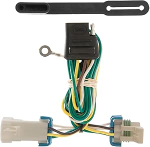 CURT 55359 Vehicle-Side Custom 4-Pin Trailer Wiring Harness for Select Chevrolet S-10, GMC S-15, Sonoma, Isuzu Hombre