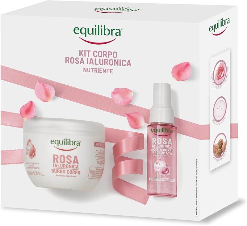 Kit corporal nutritivo hialurónico cor-de-rosa
