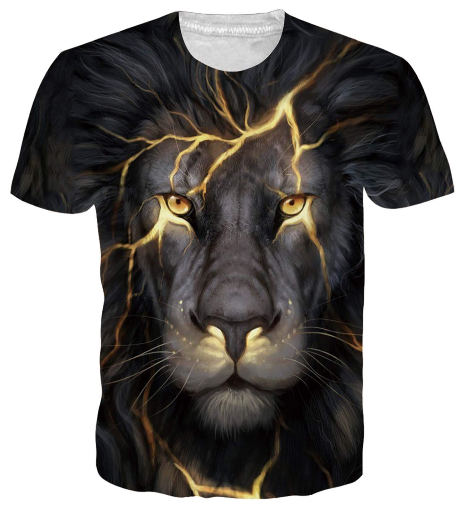 Unisex 3D Funny Printed T-Shirt Mens Summer Graphic Short Sleeve Tee Shirts Tops