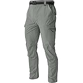 Men's Cargo Work Hiking Pants Lightweight Water Resistant Quick Dry Fishing Travel Camping Outdoor Breathable Multi Pockets