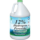 Nature's Freedom 12% Hydrogen Peroxide, Food Grade H2O2 and Purified Water Only, NSF Listed, 1 Gallon Solution