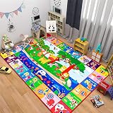 teytoy Baby Play Mat Large 44x59 Inches Non-Slip 0.6cm Thick Cotton Rug view 2