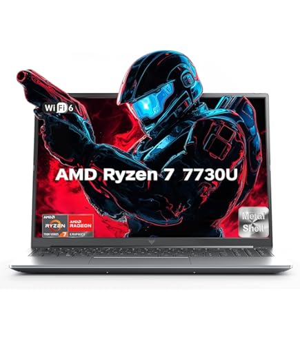 Amazon.com: Gaming Laptop with AMD Ryzen7 7730U 8-core Processor