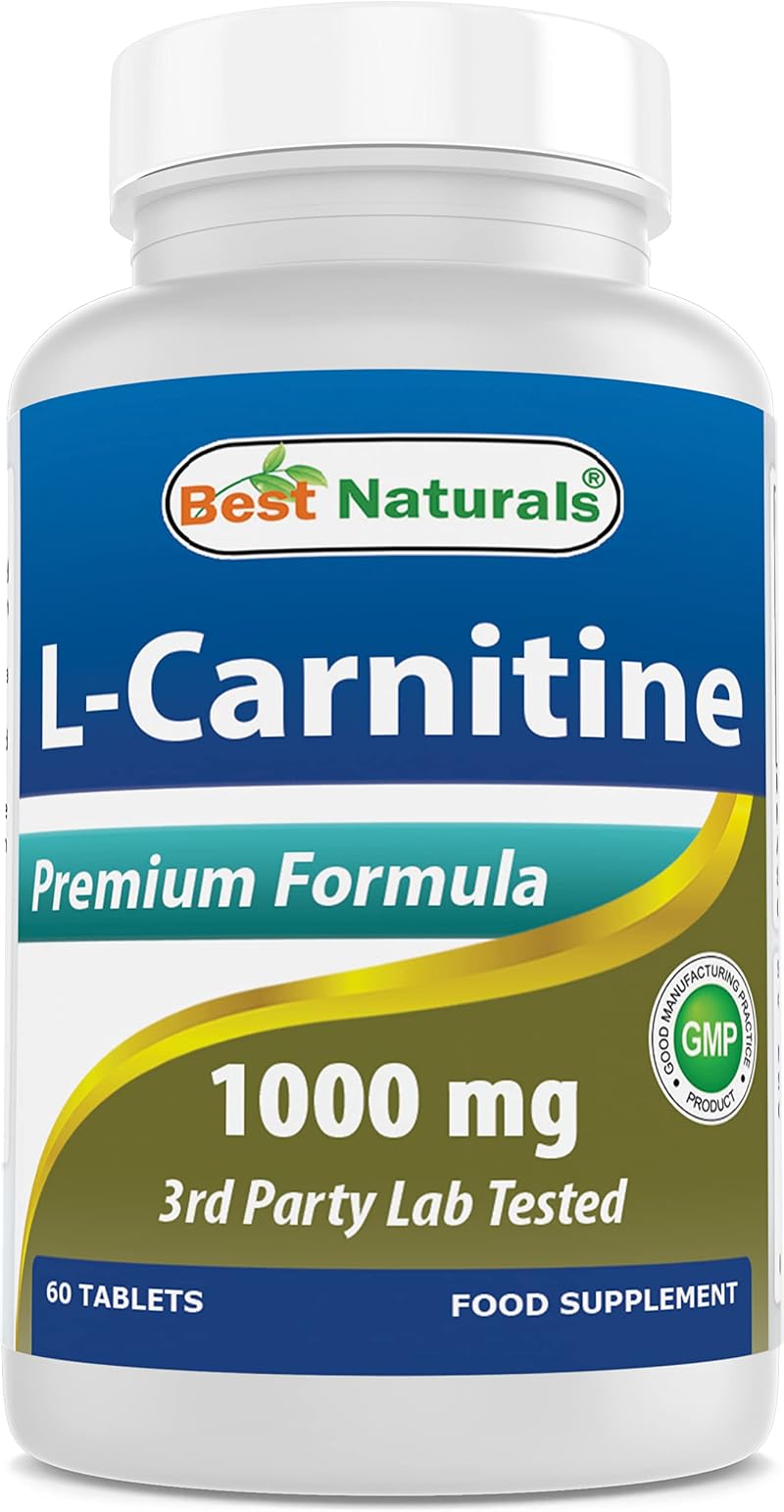 Best Naturals L-Carnitine 1000mg 60 Tablets
