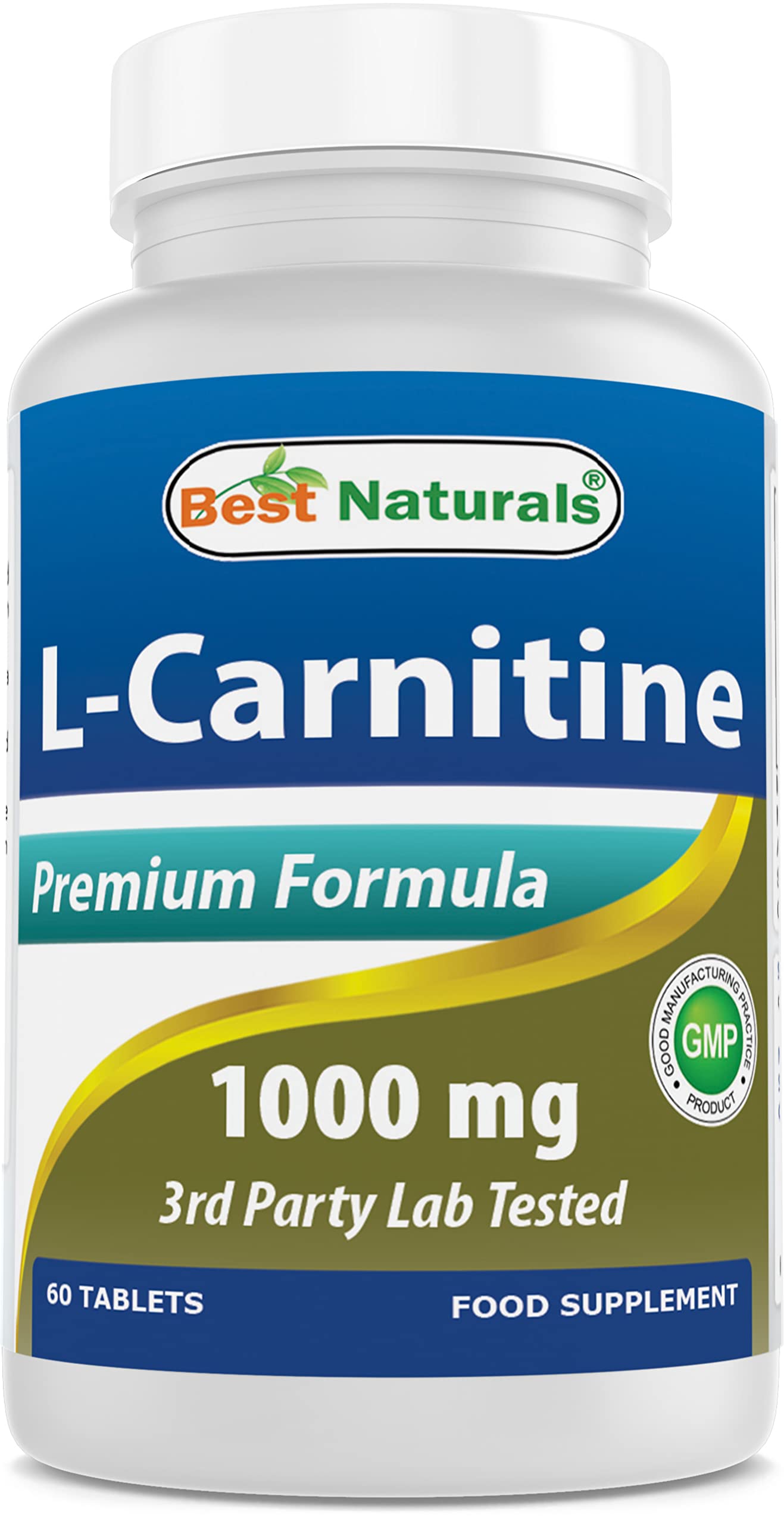 Best Naturals L-Carnitine 1000mg 60 Tablets