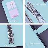 HAUTOCO A6 Budget Binder with Zipper Envelopes Mint Blue view 6