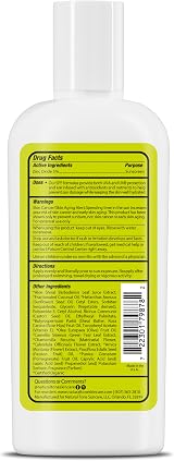 Natural Tone Organic Skincare SPF8 Broad Spectrum Mineral Sunscreen 177ml Face view 2