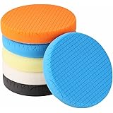 Buffing Polishing Pads, SPTA 5Pcs 6.5 Inch Face for 6 Inch 150mm Backing Plate Compound Buffing Sponge Pads Cutting Polishing