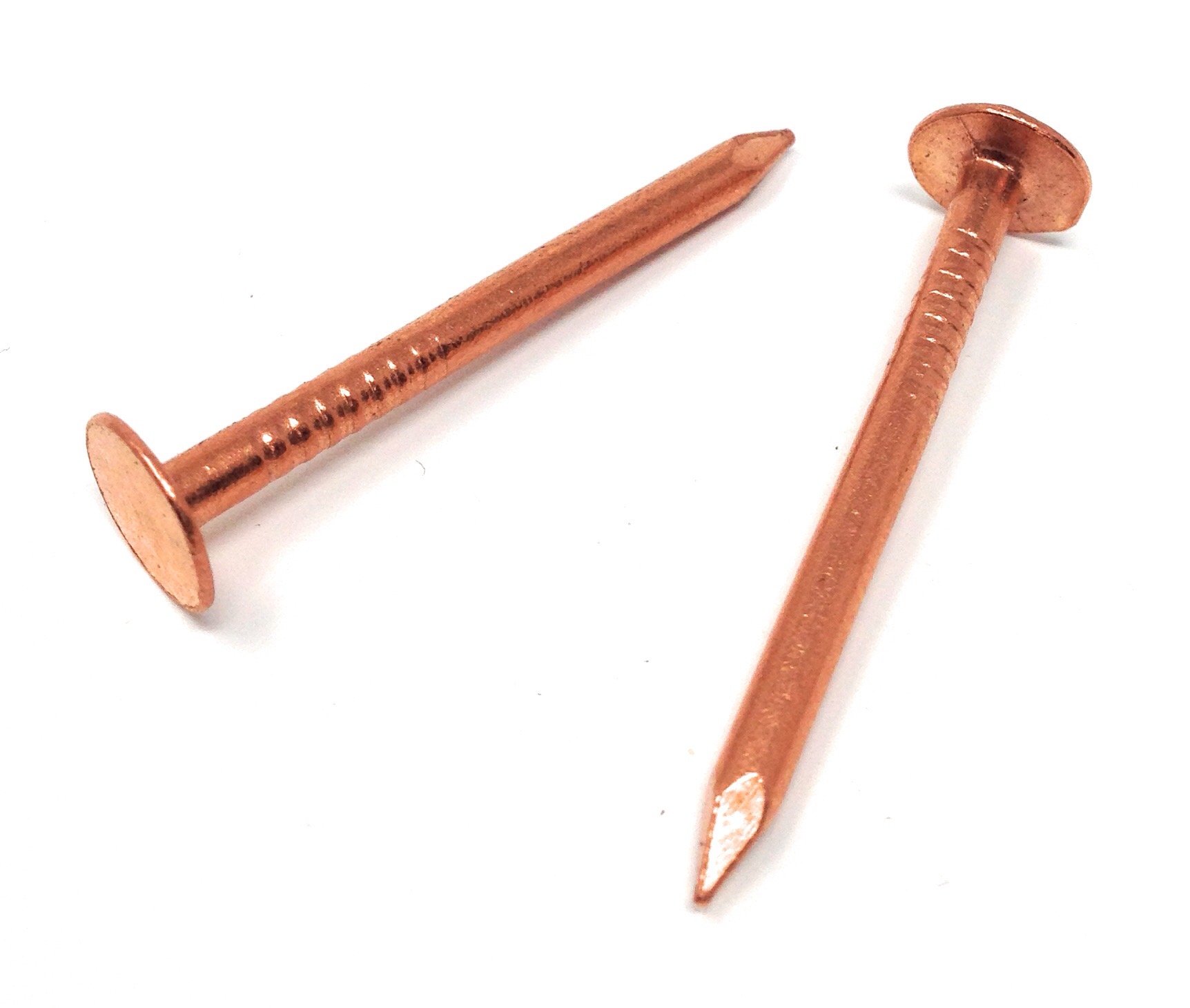 Photo 1 of 1.5 Inch Copper Nails for Slating & Roofing - 10 Oz Pack of Solid Copper Nail Spikes
