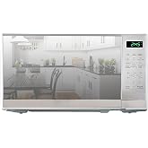 Total Chef 0.7 Cu Ft Microwave Oven - Countertop Small Kitchen Appliance, Stainless Steel Microwave with Digital Touch, Pre-Set Functions, 10&rdquo; Turntable, 700 Watt