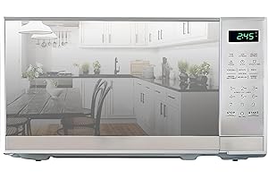 Total Chef 0.7 Cu Ft Microwave Oven - Stainless Steel Compact Style Micro-ondes, Smart Countertop Kitchen Appliance With Digi