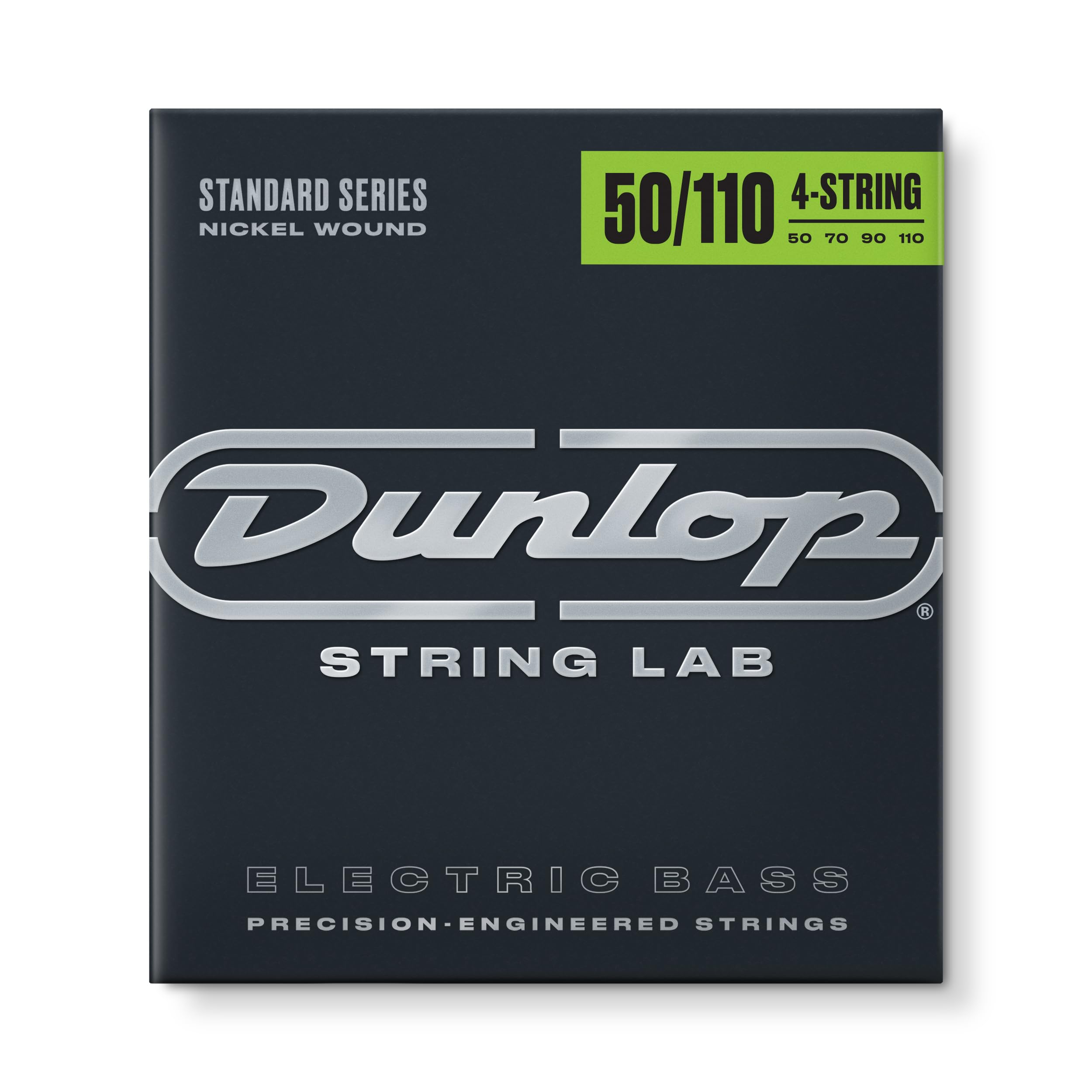 Dunlop DBN50110 Nickel Heavy 4 String 50-110 Stainless Steel Bass Guitar Strings — image 1