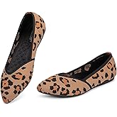 Frank Mully Womens Flat Shoes Classic Pointed Toe Flats Knitted Dress Shoes Soft Flats for Woman Comfortable Dressy