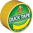 Duck Brand 1304966 Color Duct Tape, Yellow, 1.88 Inches x 20 Yards, 1 Roll