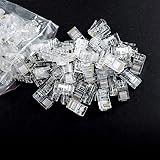 CAT5E RJ-45 UTP Connectors, RJ-45 Crimp Ends 8P8C