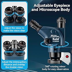 Kaisi Trinocular Stereo Microscope for Professional